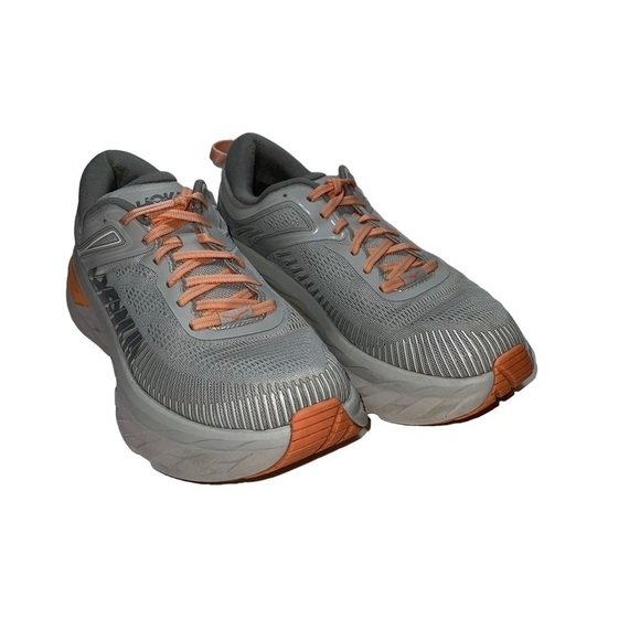 Hoka One One Bondi 7 Man Running Sneaker Nimbus Cloud Radiant Shoes Size 9 D - Picture 2 of 11